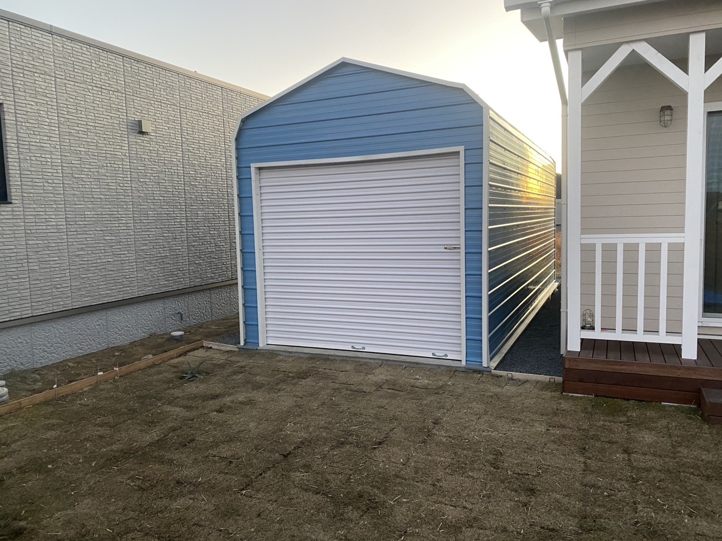 木更津市　新築アメリカンガレージ工事